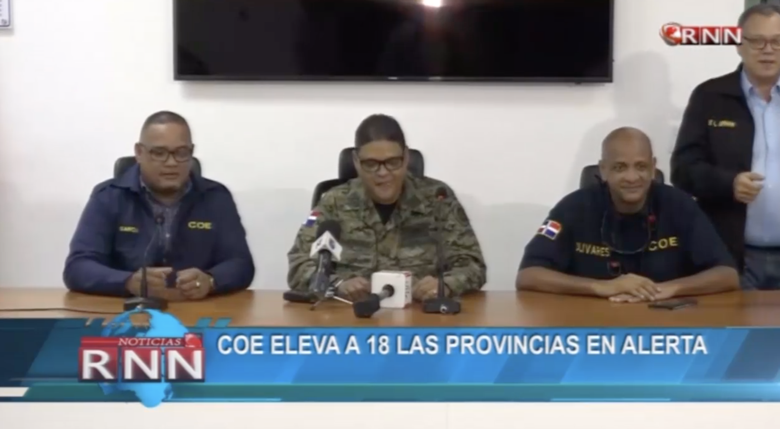 COE Eleva A 18 Las Provincias En Alerta