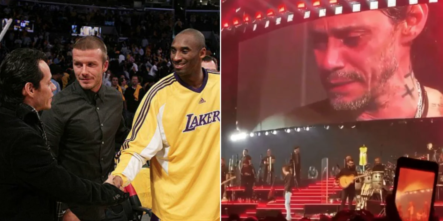 Marc Anthony Hace Gran Homenaje A Kobe Bryant En Medio De Concierto