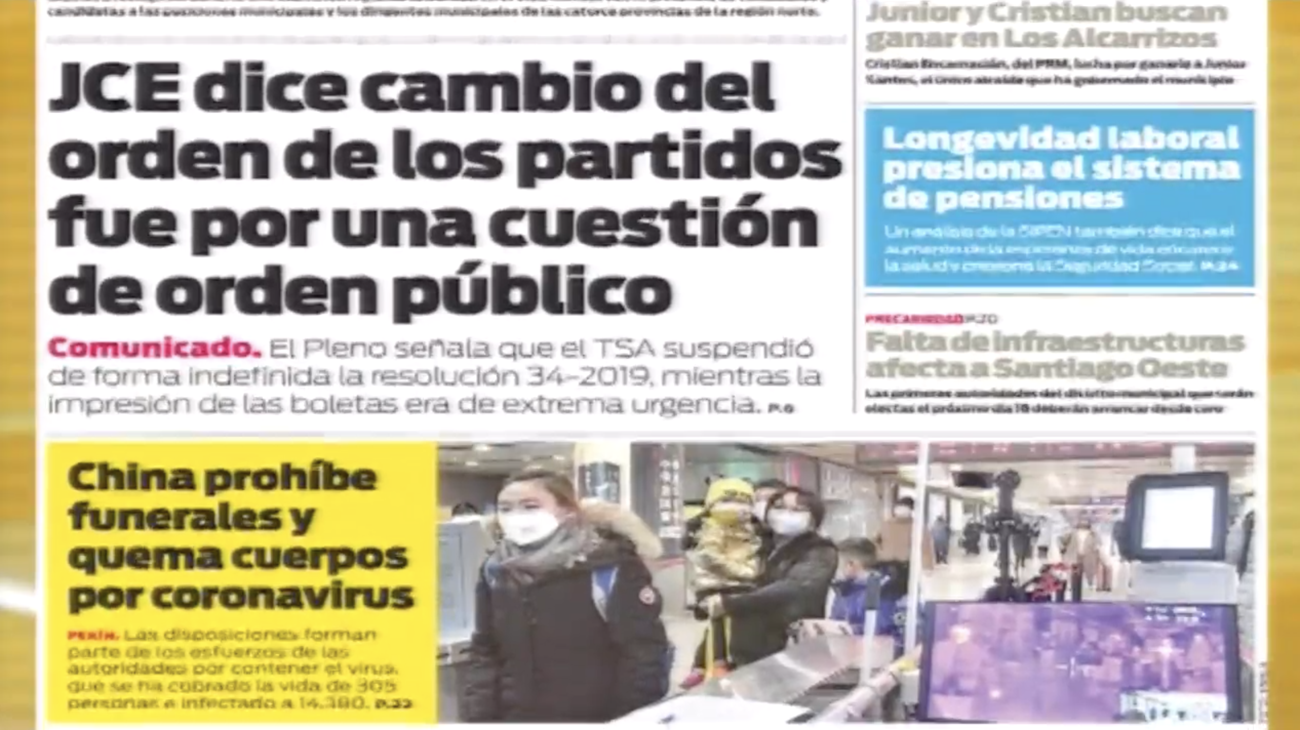 Infórmate Con Las Portadas De Los Principales Periódicos De Hoy 03 De Febrero 2020