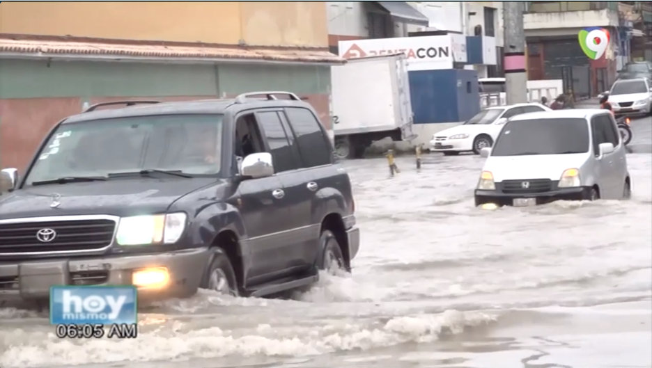 ¡Increíble! Así Amaneció Santo Domingo El Día De Hoy Con Las Fuertes Lluvias