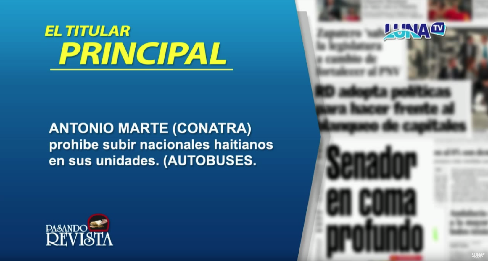 Antonio Marte (CONATRA) Prohíbe Montar Nacionales Haitianos En Sus Autobuses