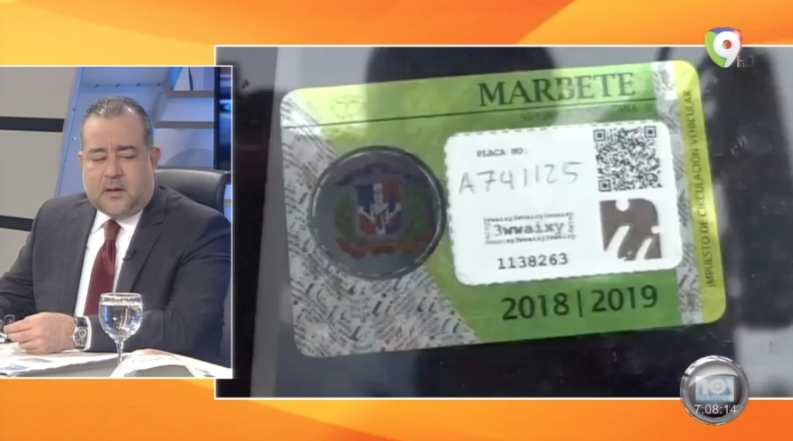 A Partir De Este Martes Se Pagará RD$1,500 De Recargo Por Marbete