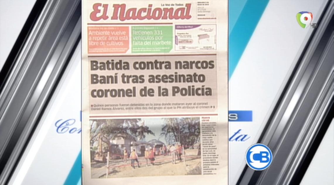 Batida Contra Narcos Baní Tras Asesinato Coronel De La Policía