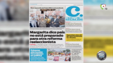 Margarita Dice Que El País No Está Preparado Para Otra Reforma Reeleccionista
