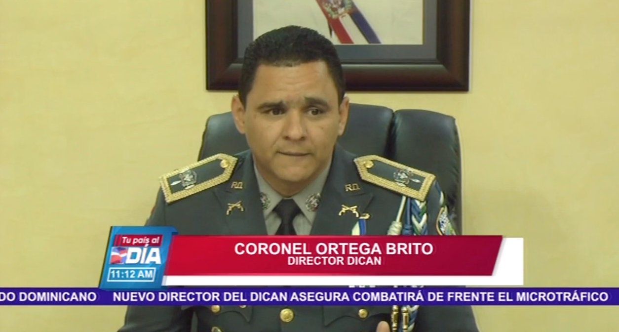 Nuevo Director Del Dican Asegura Combatirá De Frente El Microtráfico