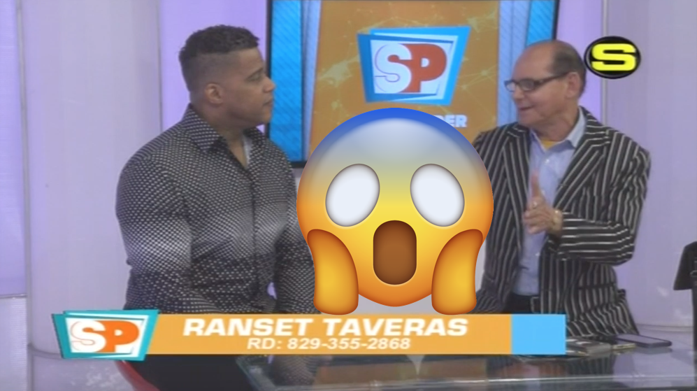 No Creerás Lo Que Hizo Ranset Taveras Con Jandy Ventura En Plena Televisión Nacional