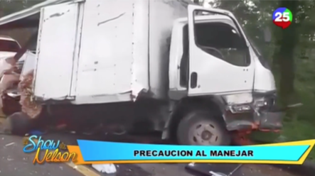 Nelson Javier Comenta Sobre Los Accidentes Automovilísticos En La Autopista Duarte