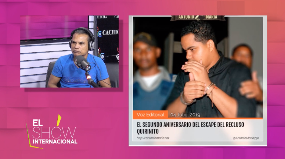 Mamola Comenta Sobre El Segundo Aniversario Del Escape Del Recluso Quirinito