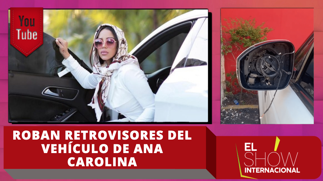 Roban Retrovisores Del Vehículo De Ana Carolina