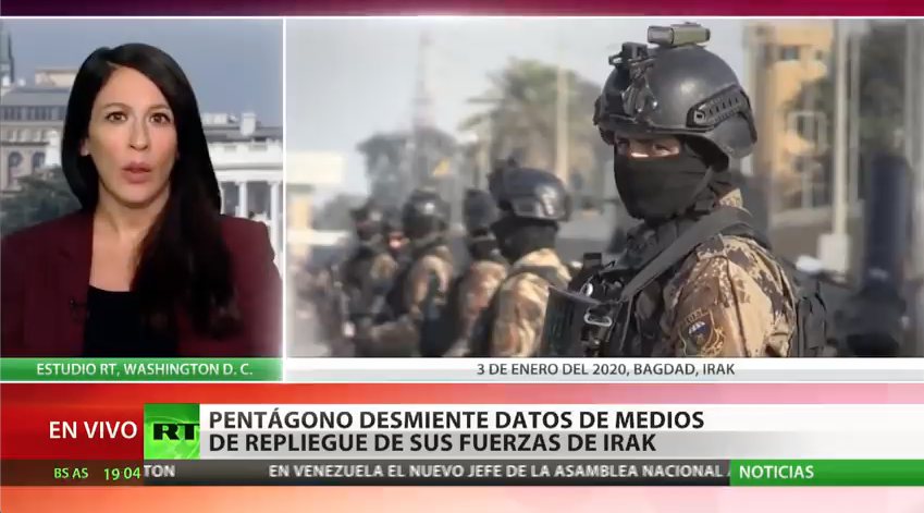 El Pentágono Niega Que EE.UU. Planee Retirar Sus Tropas De Irak