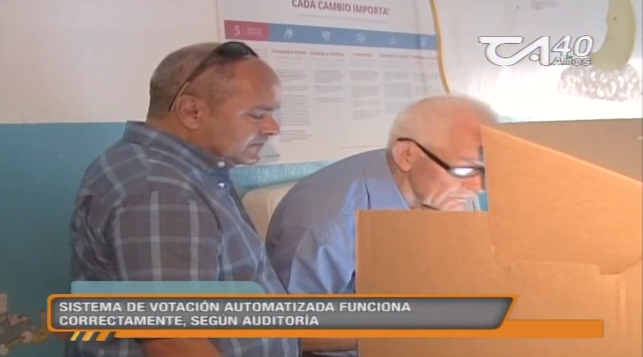 Sistema De Votación Automatizada Funciona Correctamente Según Auditoria