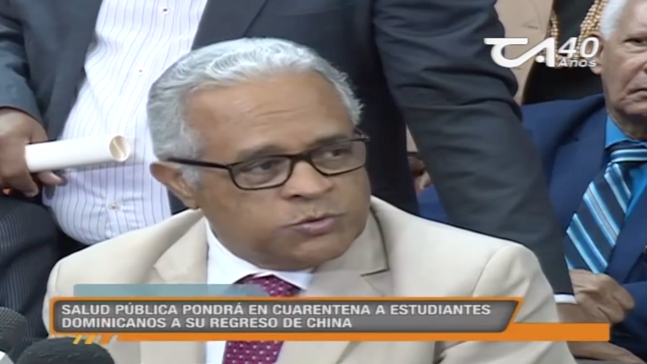 Salud Pública Pondrá En Cuarentena A Estudiantes Dominicanos A Su Regreso De China