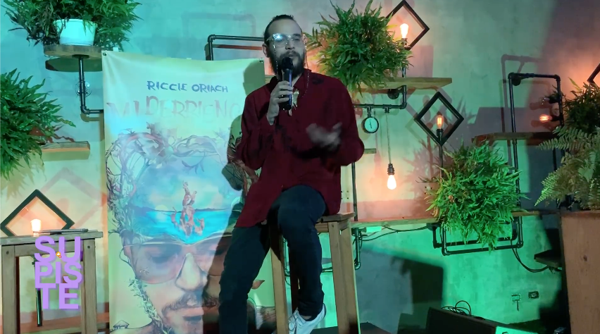 Steven Escorche En El Lanzamiento Del Nuevo Album “Mi Derriengue” De Riccie Oriach