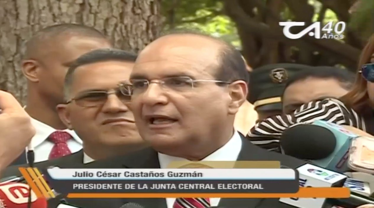 Presidente De La JCE Llama A Los Partidos A Respetar La Paz Y Los Electores