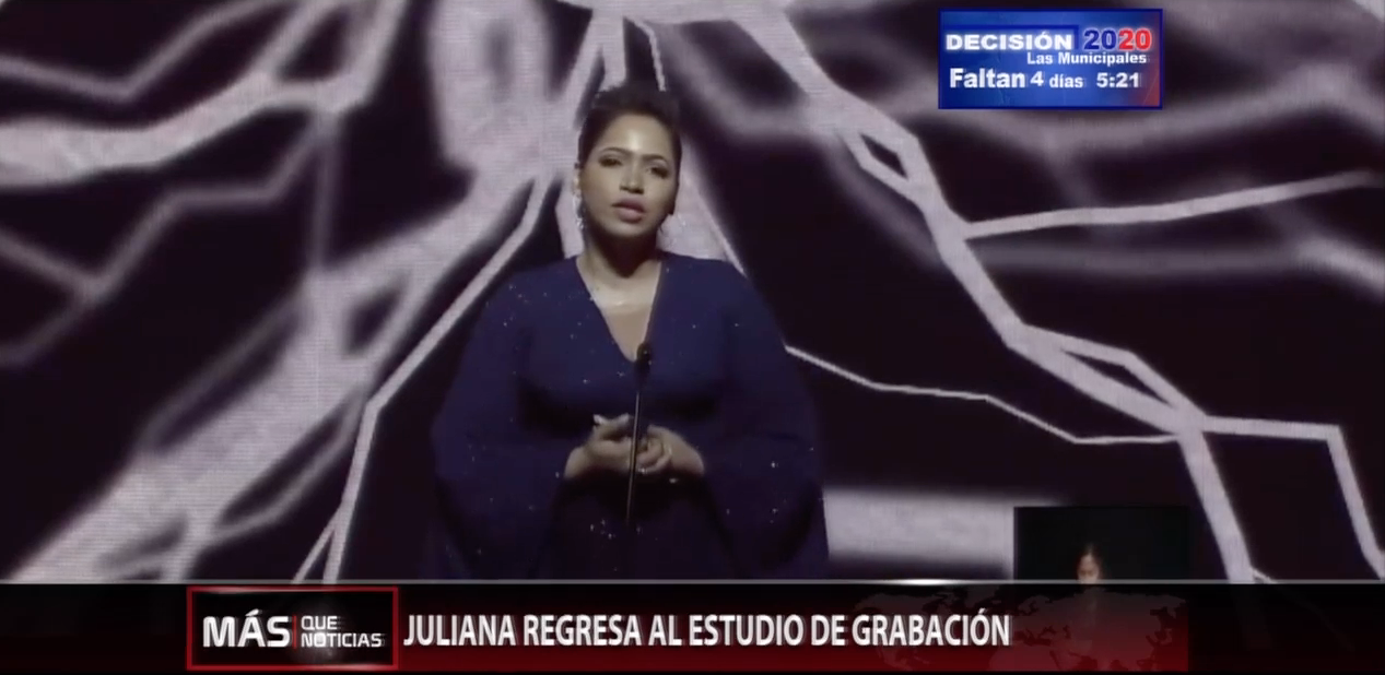Juliana Regresa Al Estudio De Grabación
