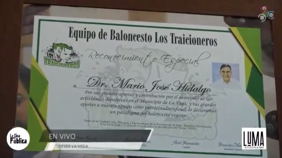 Programa Especial: Reconocimiento Especial Al Dr. Mario José Hidalgo Beato En La Cosa Pública