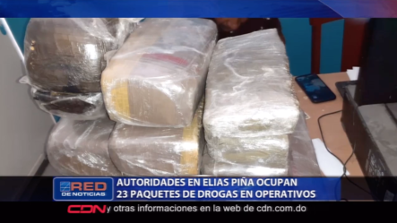 Autoridades En Elias Piña Ocupan 23 Paquetes De Drogas En Operativos