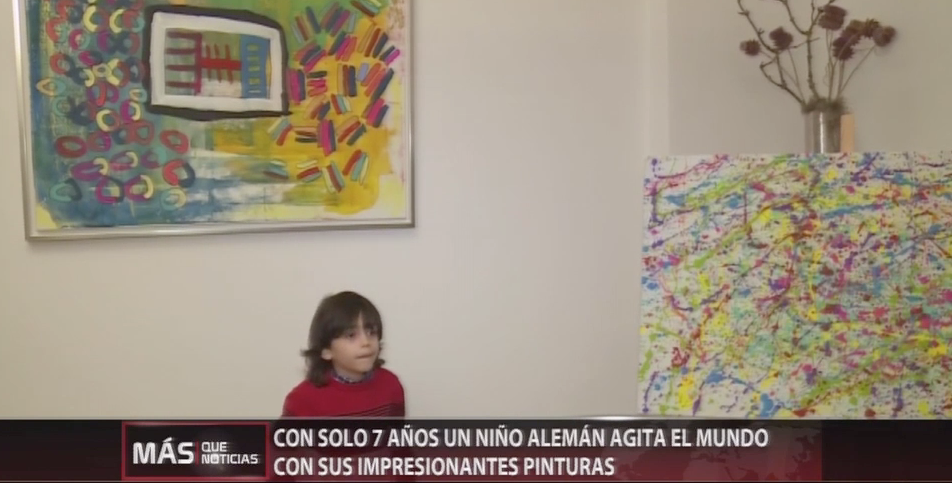 Con Solo 7 Años Un Niño Alemán Agita El Mundo Con Sus Impresionantes Pinturas