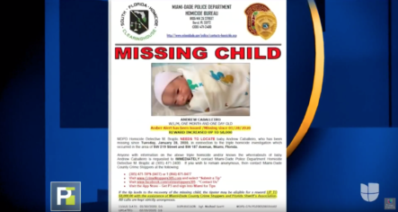 Aumenta A 8,000 Dólares La Recompensa Por Información Sobre Bebé Desaparecido En Florida