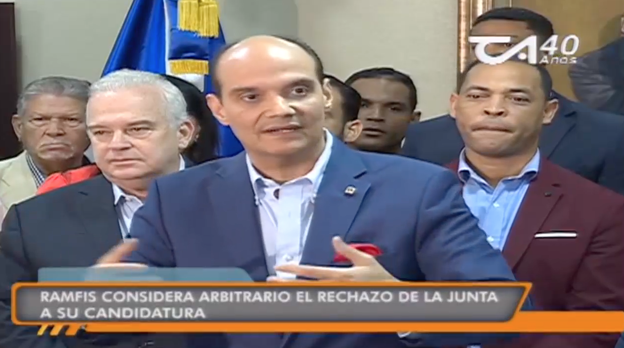 Ramfis Considera Arbitrario El Rechazo De La JCE A Su Candidatura
