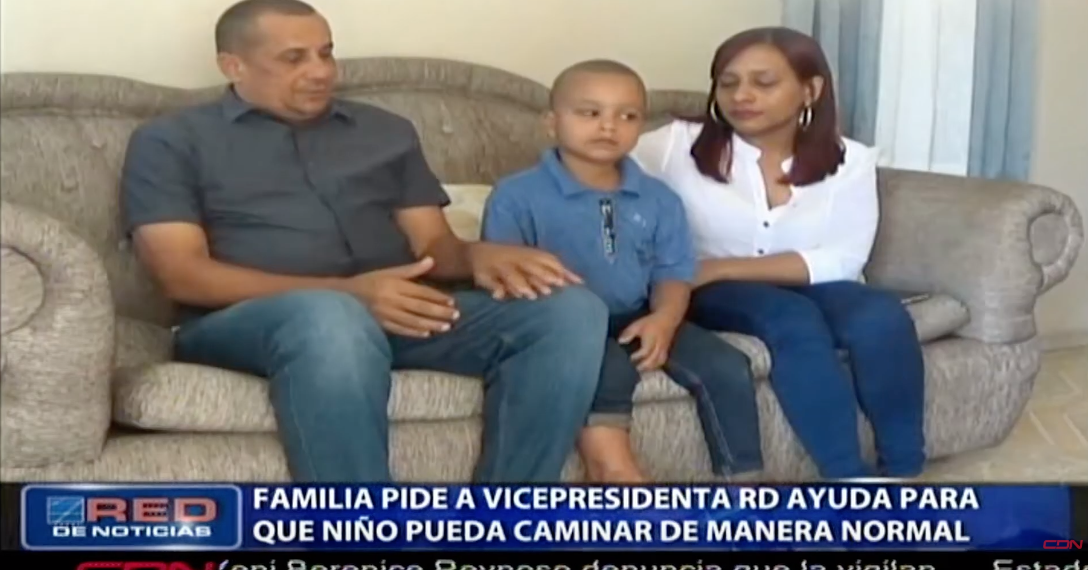 Familia Pide A Vicepresidenta RD Ayuda Para Que Niño Pueda Caminar De Manera Normal