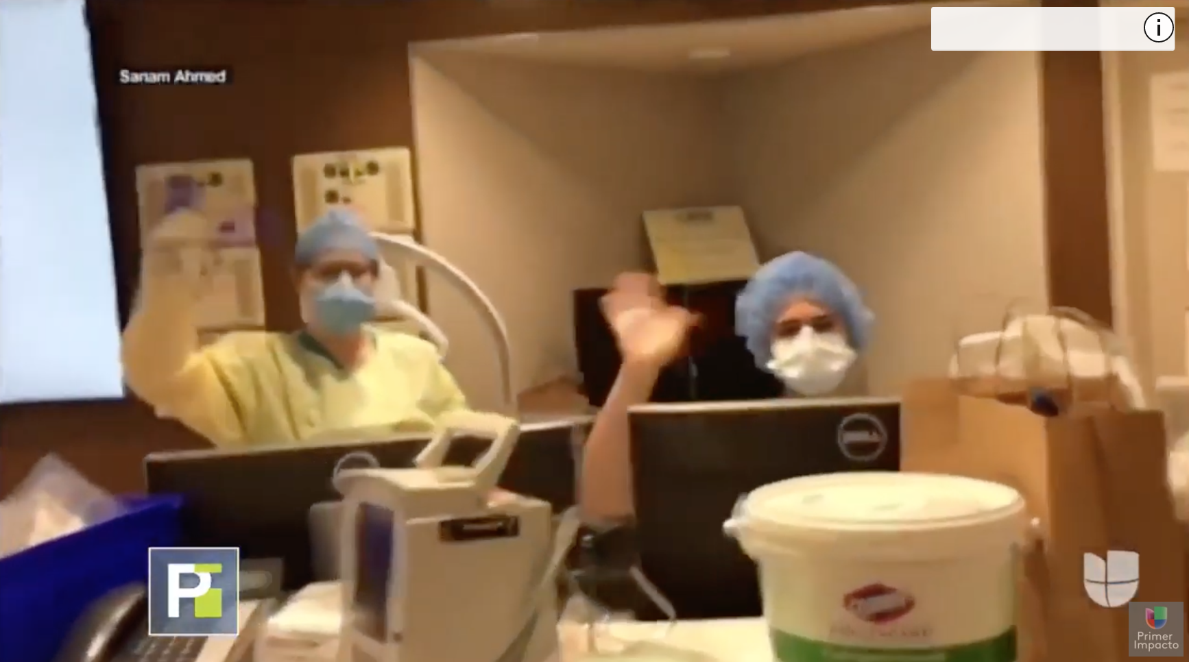 Doctora Ofrece Un Recorrido Por Un Hospital Que Atiende A Infectados Con Coronavirus