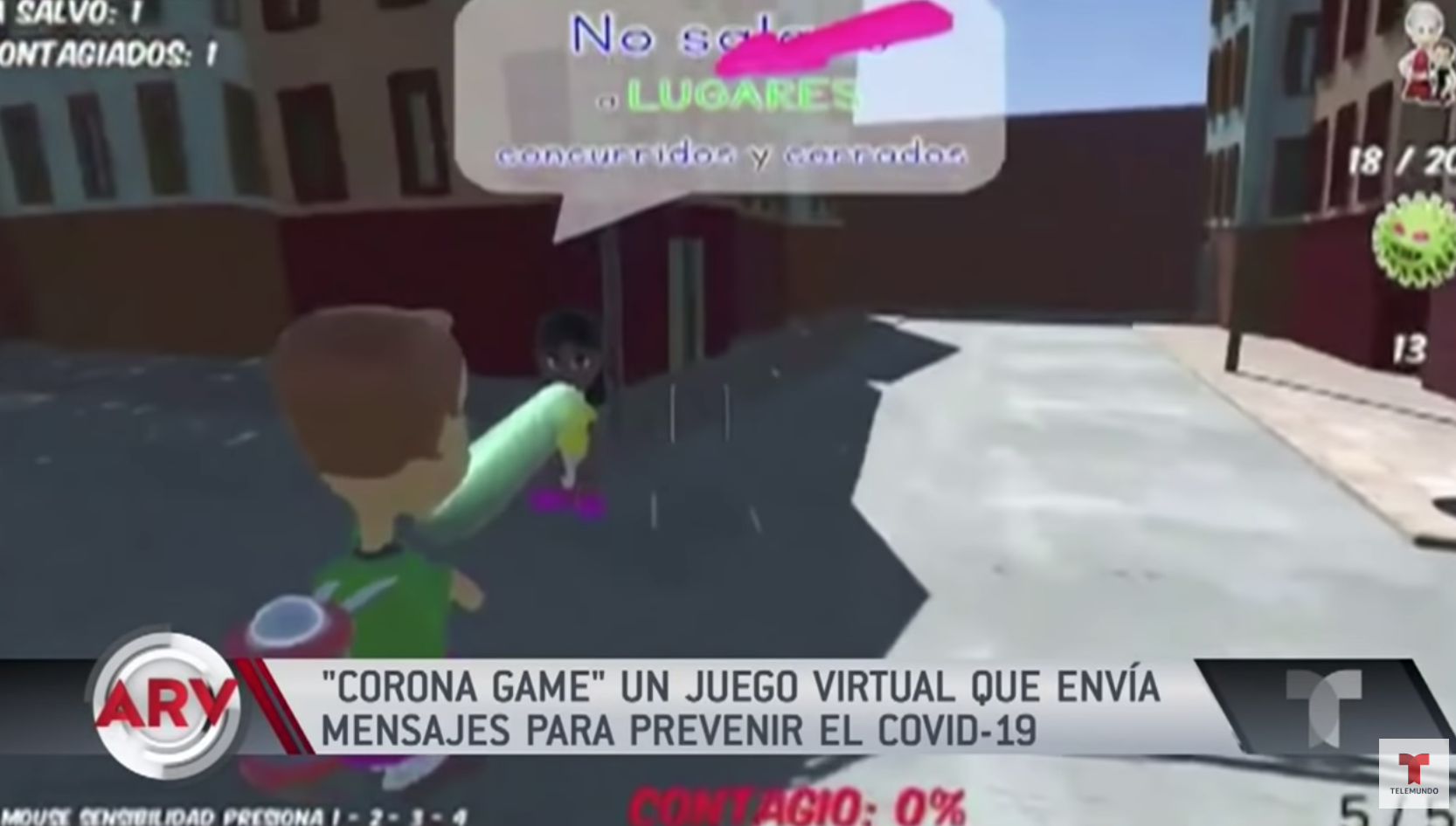 Lanzan Videojuego Que Muestra Cómo Evitar El Contagio Del Coronavirus
