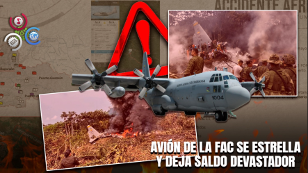 Tragedia Aérea En Colombia: Solo 48 Sobreviven Tras Accidente De Avión Militar Con 125 Personas A Bordo