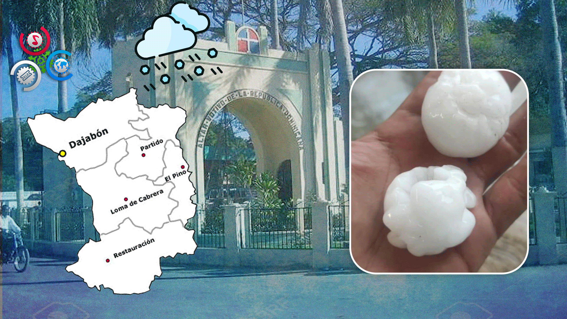 Registran Inusual Tormenta De Granizo En Dajabón