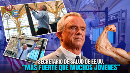 Secretario De Salud De EE.UU. Se Vuelve Viral Por Hacer Dominadas En Aeropuerto A Sus 72 Años