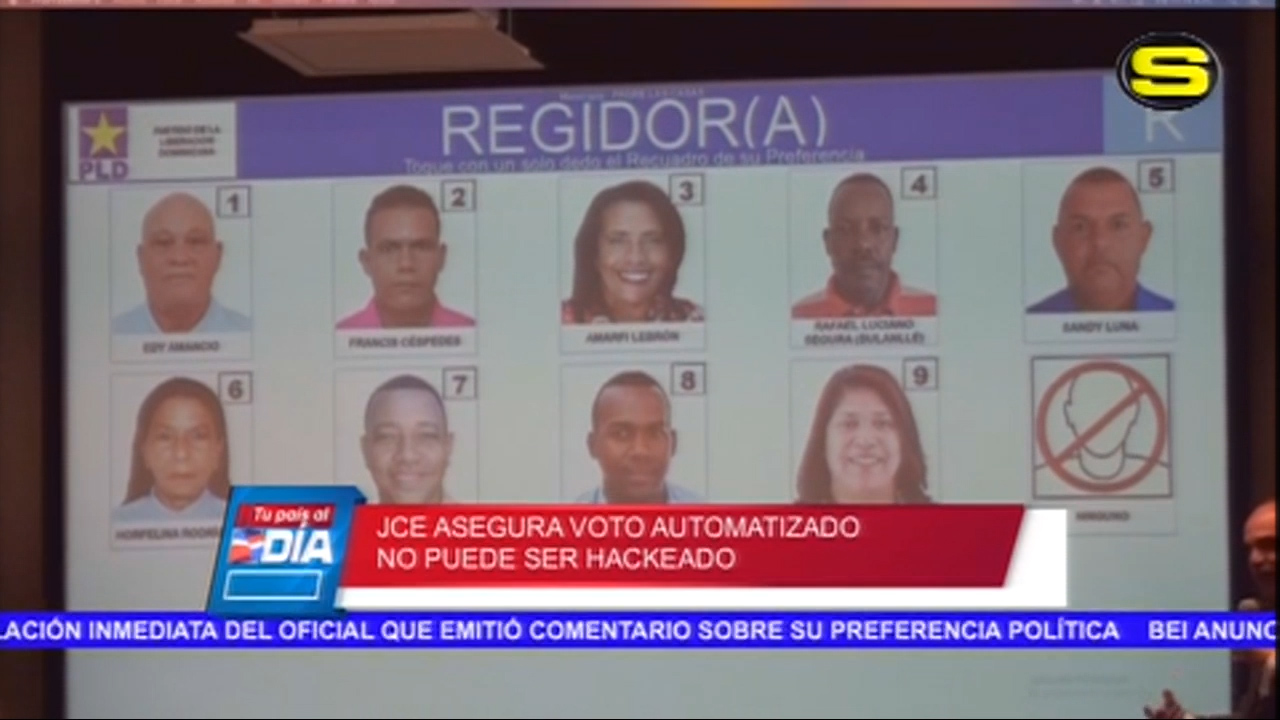 JCE Asegura Voto Automatizado No Puede Ser Hackeado – Tu País Al Día