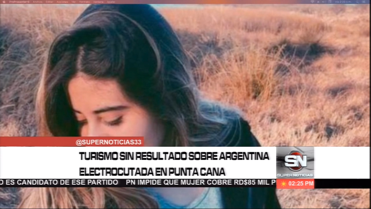 Turismo Sin Resultados Sobre Argentina Electrocutada En Punta Cana