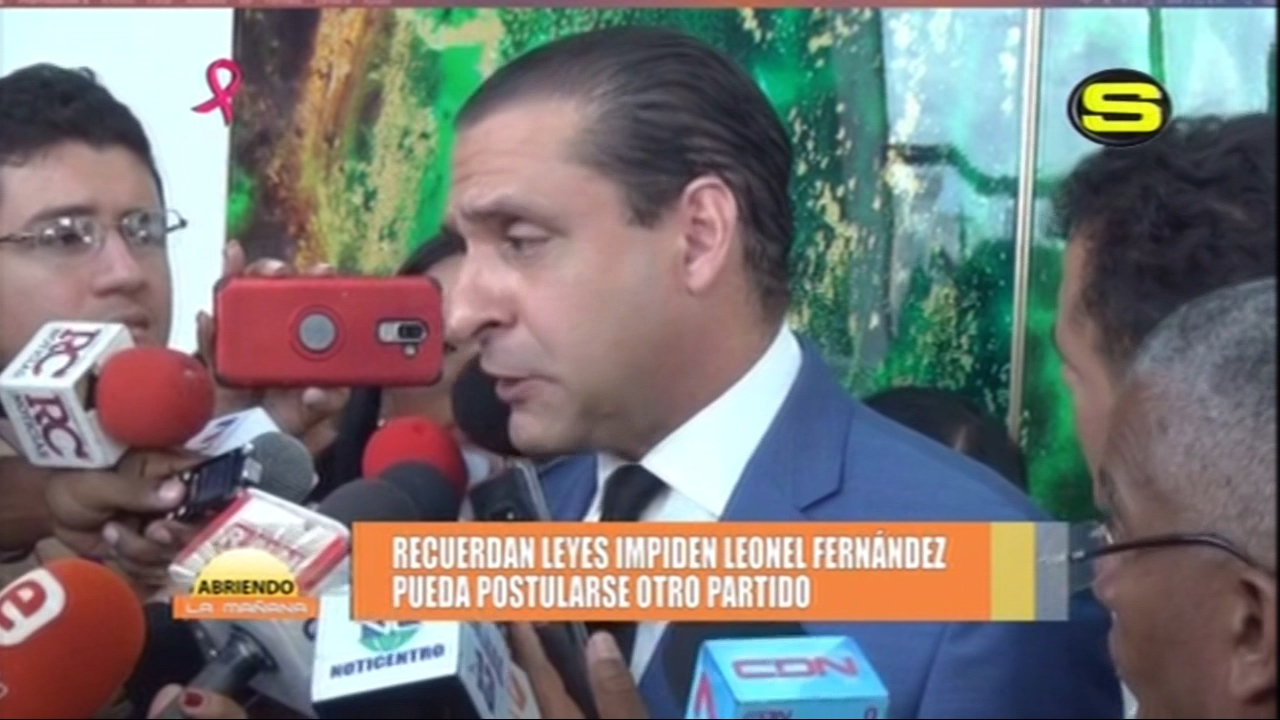 Recuerdan Leyes Impiden A Leonel Fernandez Pueda Postularse A Otro Partido