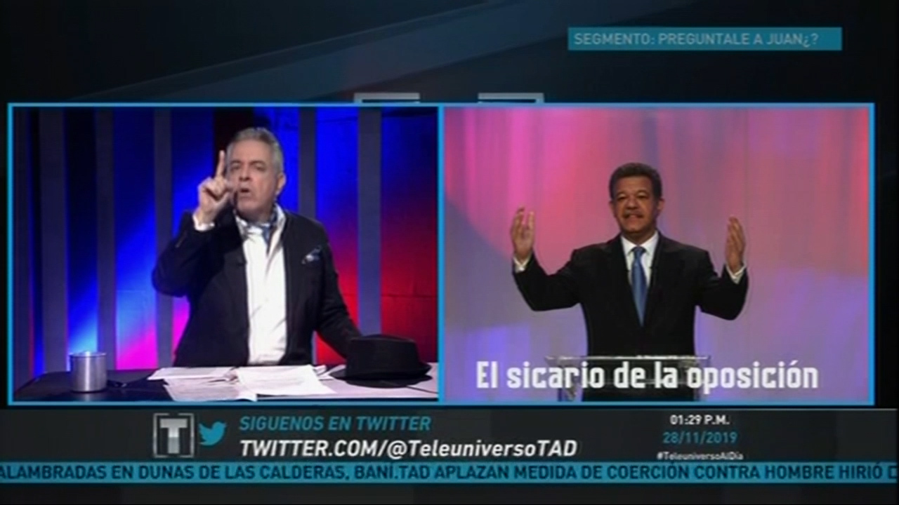 Pregúntale A Juan: ¿Se Ha Convertido LEONEL En El Sicario De La Oposición?