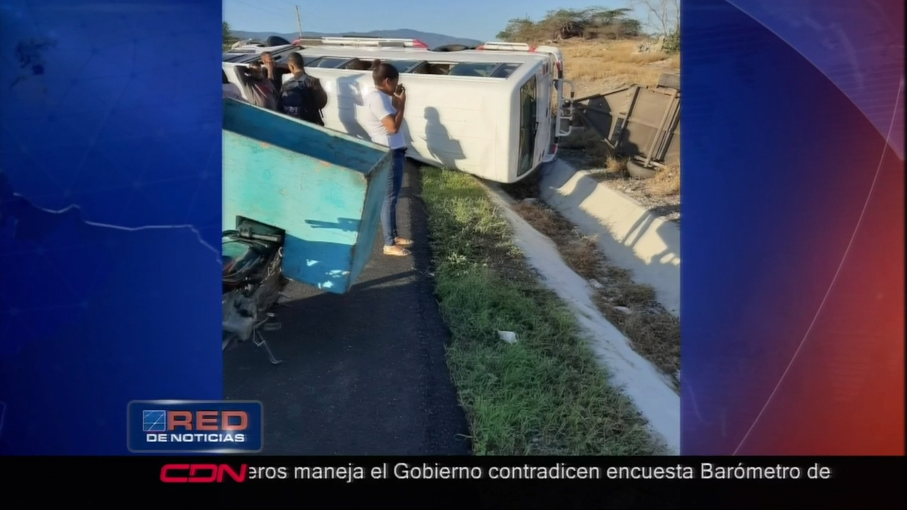 Varias Personas Resultaron Heridas Tras Deslizarse Un Autobús En La Carretera Azua – Barahona