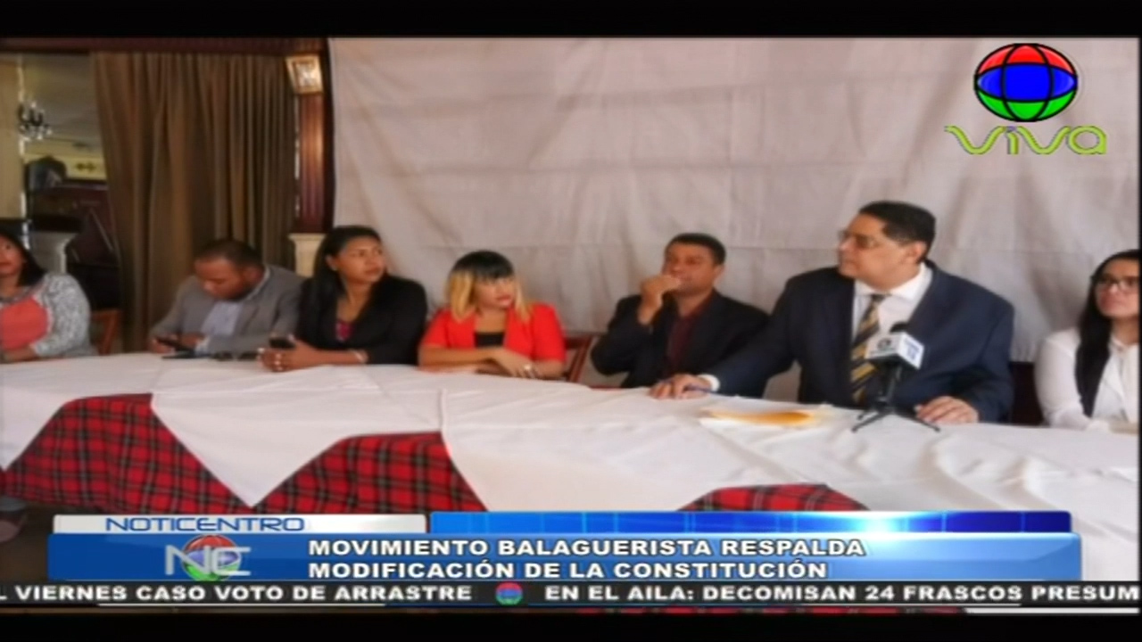 Movimiento Balaguerista Respalda Modificación De La Constitución Y Diputados Del PLD Apoyan La Reserva