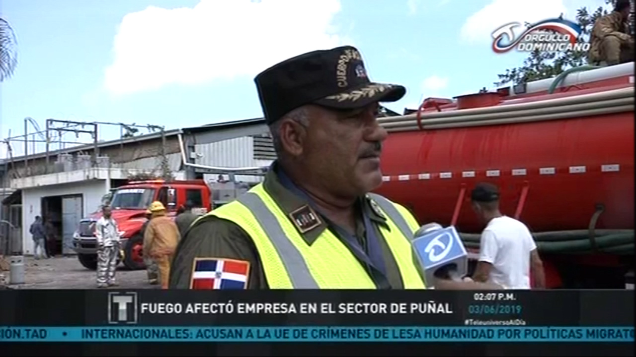 Más Detalle Sobre El Incendio Que Afectó Instalaciones De Industrial Gráfica Nacional En Puñal