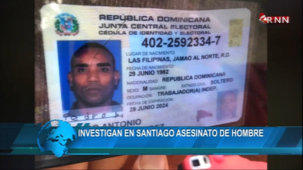 Autoridades En Santiago Investigan La Muerte De Un Hombre Frente A Su Residencia En El Sector Los Ciruelitos