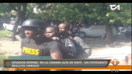 Fotógrafo Resulta Herido Cuando Un Senador Disparó Su Arma En La Cámara Alta De Haití