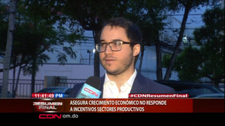 Economista Fernando Abreu Asegura Crecimiento Económico No Responde A Incentivos De Sectores Productivos