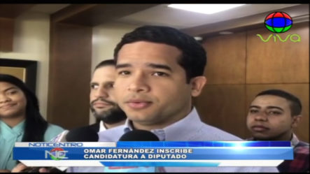 ¡SE TIRÓ EL LEONCITO! Omar Fernández Inscribe Su Candidatura Ante La JCE Como Diputado Por La Circunscripción #1 Del DN
