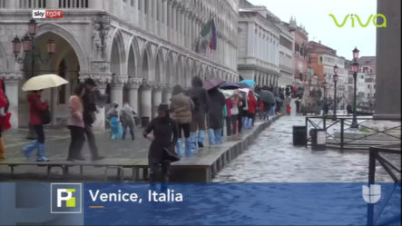 ¡”BAJO AGUA”! Venecia Experimenta Graves Inundaciones De Hasta 6 Pies Luego De Intensas Lluvias
