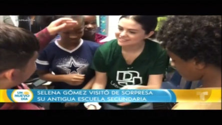 Selena Gómez Visitó De Sorpresa Su Antigua Escuela Secundaria