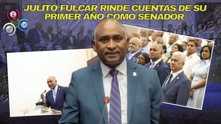Senador Julito Fulcar Presenta Su Primer Informe De Gestión Ante Una Masiva Audiencia En Baní