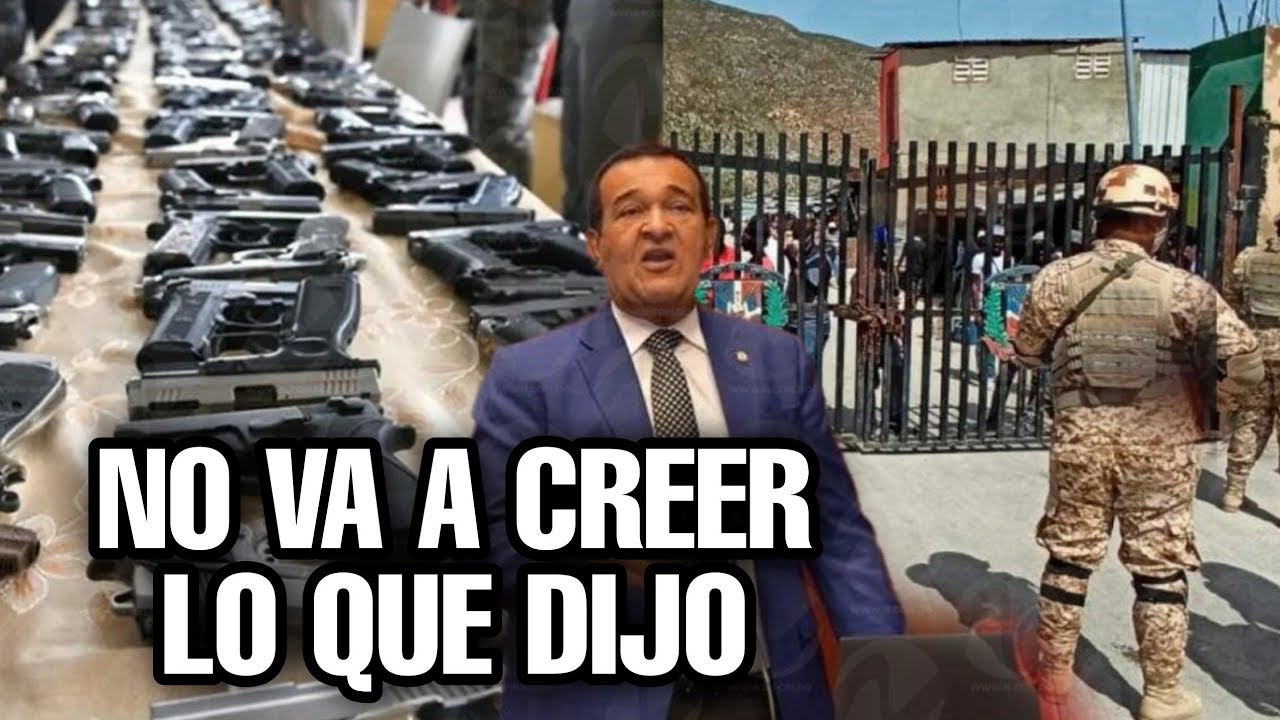 Antonio Marte Afirma Haitianos Llenan RD De Armas Ilegales Que Cruzan Por La Frontera
