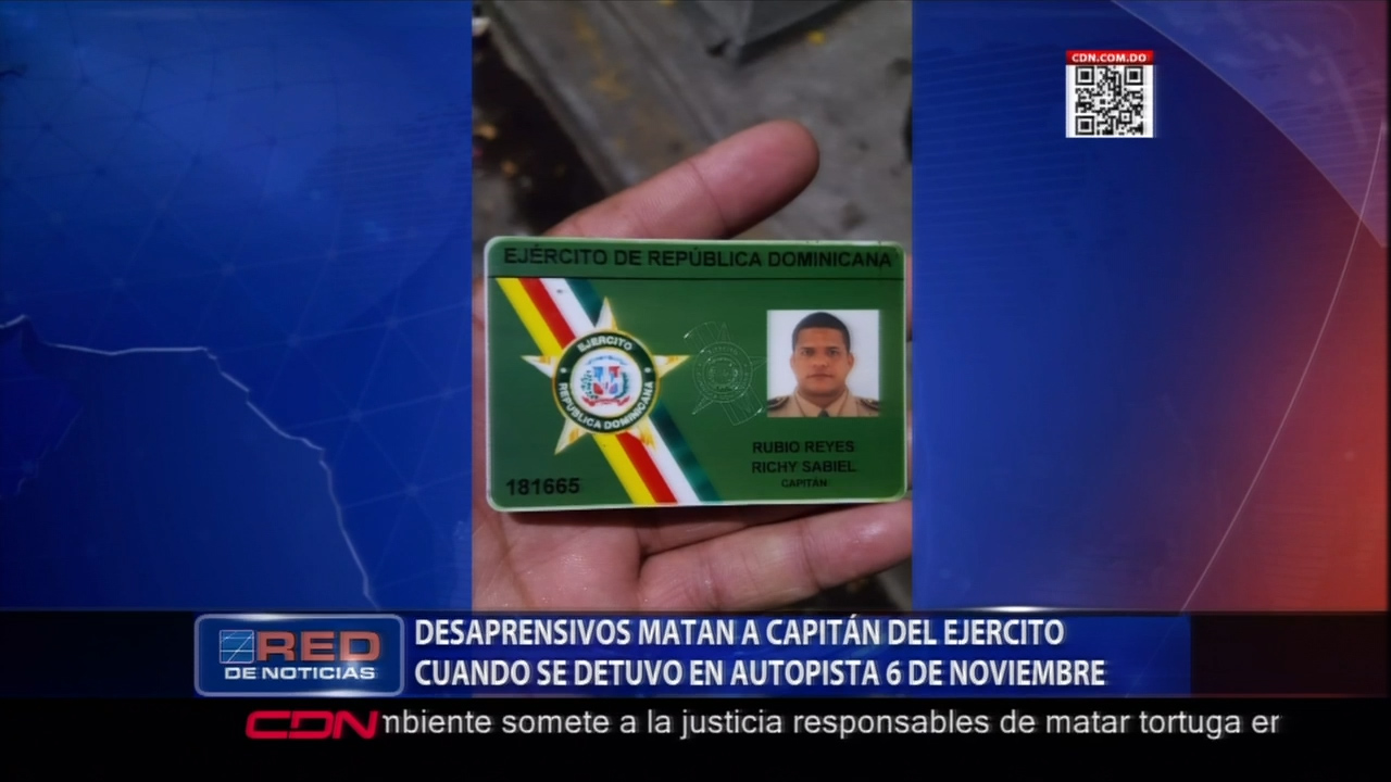 Desaprensivos Matan A Un Capitán Del Ejercito En La Aut.  6 De Noviembre