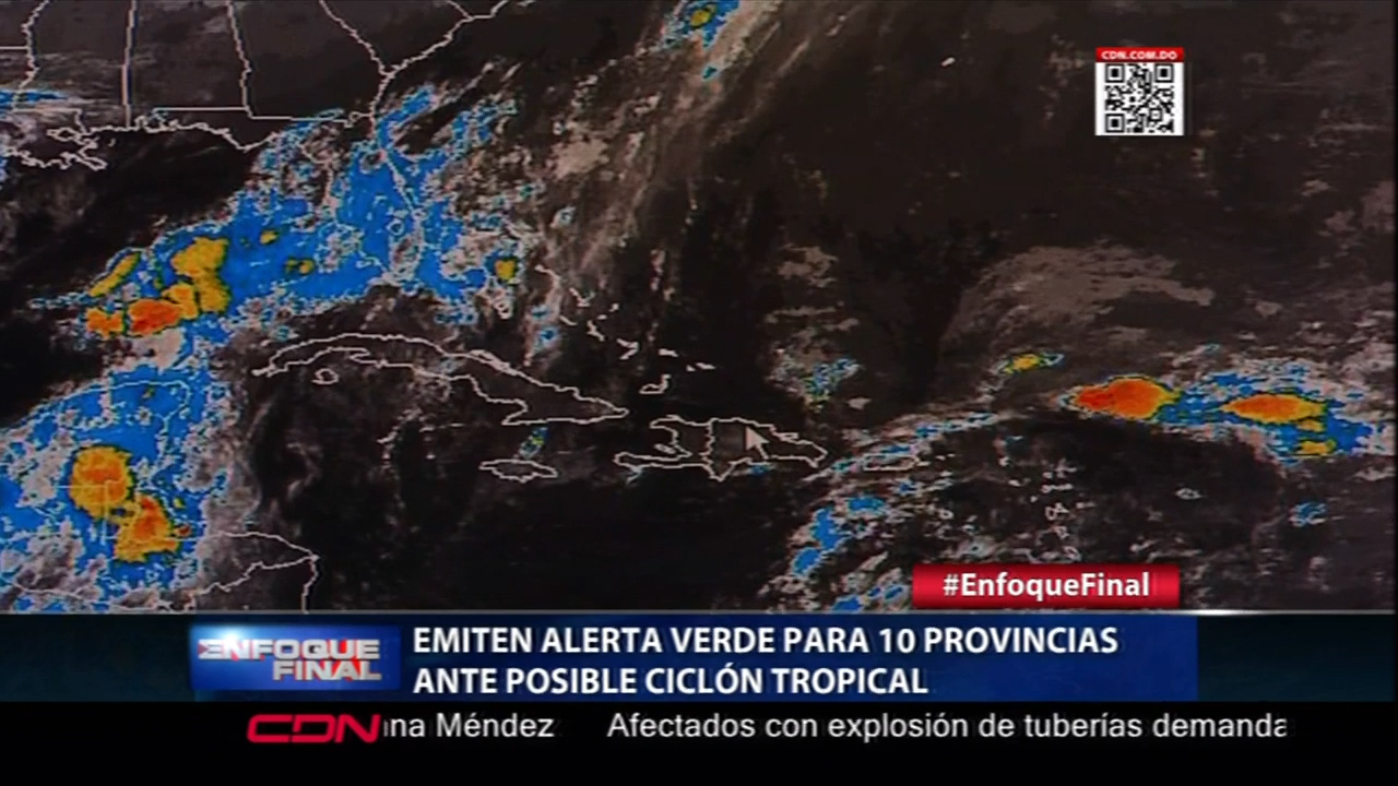 Se Emite Alerta Verde Para 10 Provincias Ante Un Posible Ciclón Tropical