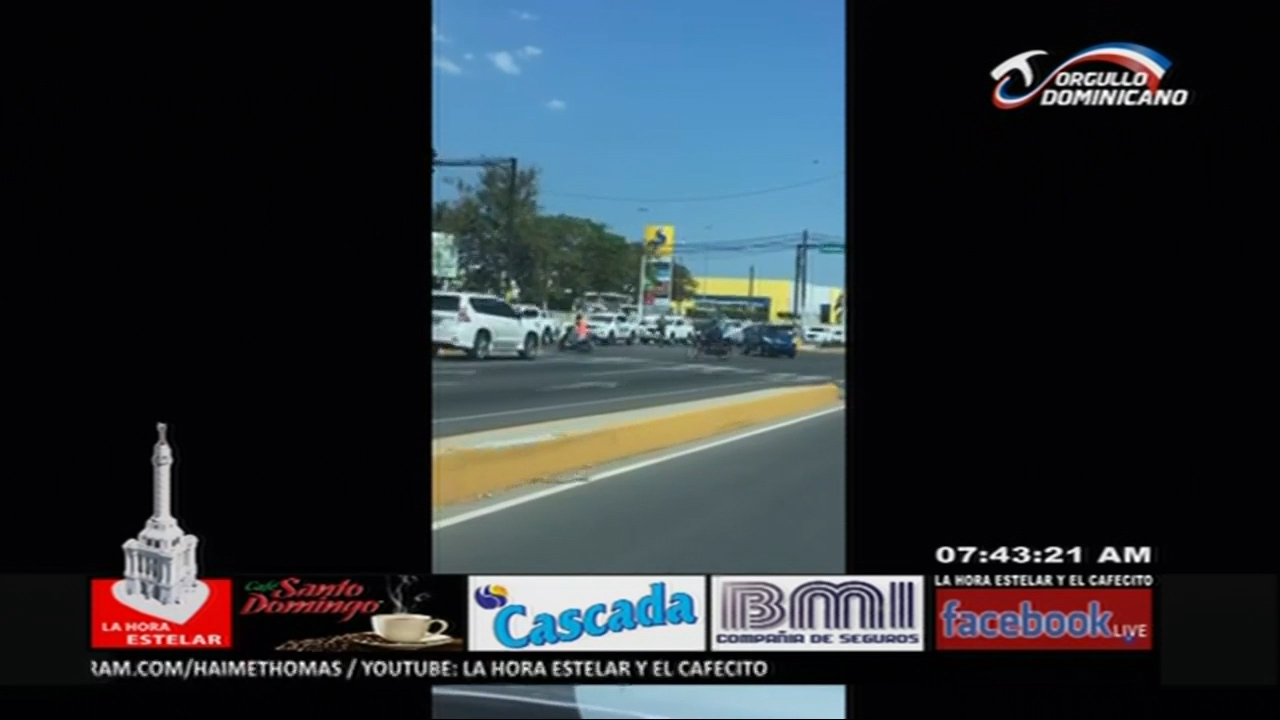 Jornada De Desinfección En La Aut. Duarte De Santiago Por MOPC Y La Alcaldía