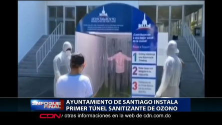 Ayuntamiento De Santiago Instala El Primer Túnel Sanitizante De Ozono