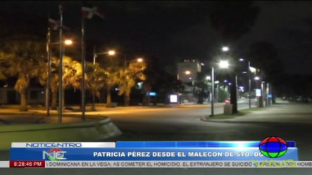 Autoridades Hacen Cumplir Toque De Queda En Avenidas Y Parques De Santo Domingo